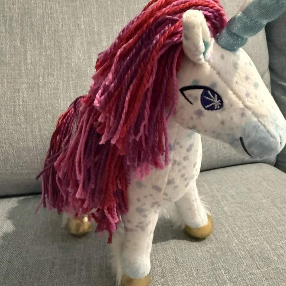 Uni the Unicorn Plush Stuffed Animal with Yarn‎ Hair 2019